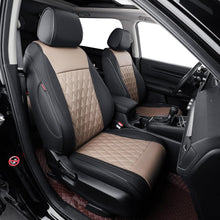 Load image into Gallery viewer, Civic Seat Covers Full Set,Car Seat Cover Custom Fit for Honda Civic Hatchback 2018 2019 2020 2021 Lx,Car Seat Protector Waterproof,Leather Car Seat Cushion,Black Car Seat Covers(Black)