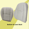 2007-2014 Chevy Silverado GMC Sierra Leather Seat Cover Bottom-Top Gray 833