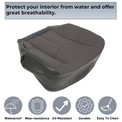 For 2003 2004 2005 2006 GMC Sierra 1500 2500 3500 Replacement Bottom Seat Cover