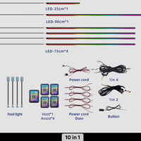Luxury RGB Ambient Lighting Kit | App-Controlled Interior LED Light System
