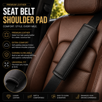Universal Seat Belt Shoulder Pad Covers – Soft Comfort Seatbelt Cushions for Cars, Trucks & SUVs