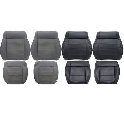 Driver / Passenger Leather / Cloth Seat Cover for Jeep Wrangler 2007-2010