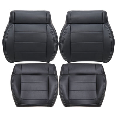Driver / Passenger Leather / Cloth Seat Cover for Jeep Wrangler 2007-2010