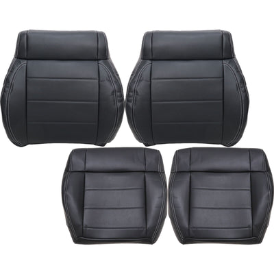 Driver / Passenger Leather / Cloth Seat Cover for Jeep Wrangler 2007-2010