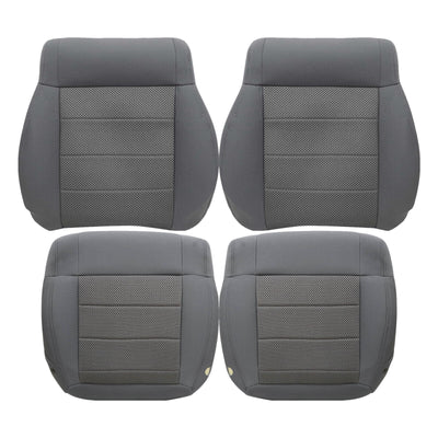 Driver / Passenger Leather / Cloth Seat Cover for Jeep Wrangler 2007-2010