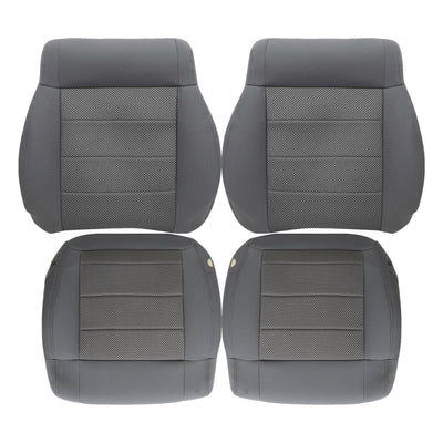 Driver / Passenger Leather / Cloth Seat Cover for Jeep Wrangler 2007-2010