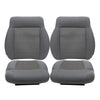Driver / Passenger Leather / Cloth Seat Cover for Jeep Wrangler 2008-2010