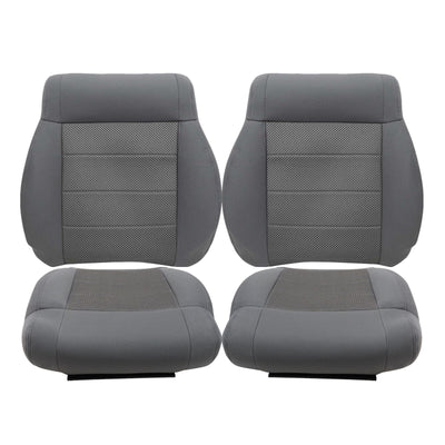 Driver / Passenger Leather / Cloth Seat Cover for Jeep Wrangler 2007-2010