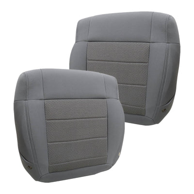Driver / Passenger Leather / Cloth Seat Cover for Jeep Wrangler 2007-2010