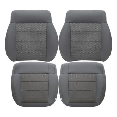 Driver / Passenger Leather / Cloth Seat Cover for Jeep Wrangler 2007-2010