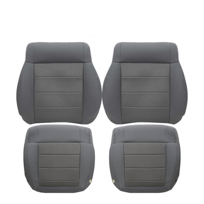 Driver / Passenger Leather / Cloth Seat Cover for Jeep Wrangler 2007-2010