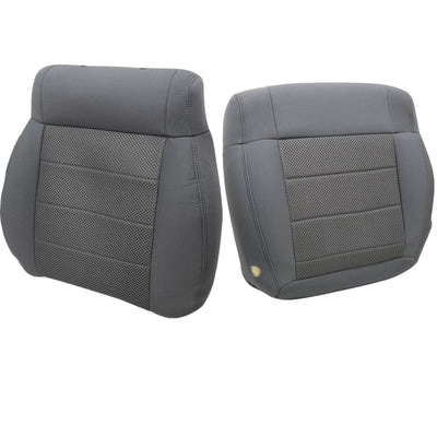 Driver / Passenger Leather / Cloth Seat Cover for Jeep Wrangler 2007-2010