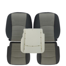 Load image into Gallery viewer, Driver Passenger Bottom-Top Seat Cover Gray for 2009-2012 Dodge Ram 1500 2500