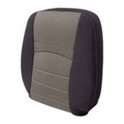 Driver Passenger Bottom-Top Seat Cover Gray for 2009-2012 Dodge Ram 1500 2500