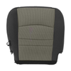 Driver Passenger Bottom-Top Seat Cover Gray for 2009-2012 Dodge Ram 1500 2500