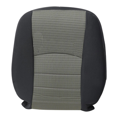 Driver Passenger Bottom-Top Seat Cover Gray for 2009-2012 Dodge Ram 1500 2500