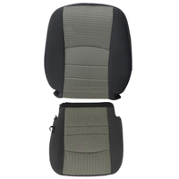 Driver Passenger Bottom-Top Seat Cover Gray for 2009-2012 Dodge Ram 1500 2500