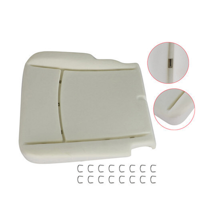 Driver Passenger Bottom-Top Seat Cover Gray for 2009-2012 Dodge Ram 1500 2500