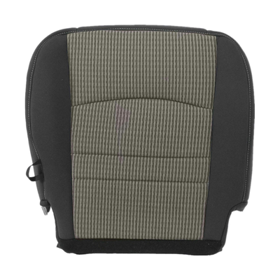 Driver Passenger Bottom-Top Seat Cover Gray for 2009-2012 Dodge Ram 1500 2500