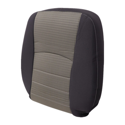 Driver Passenger Bottom-Top Seat Cover Gray for 2009-2012 Dodge Ram 1500 2500