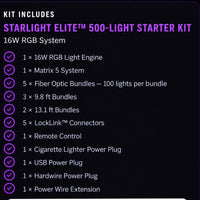Starlight Elite™ Fiber Optic Headliner Kit | RGB Starlight System