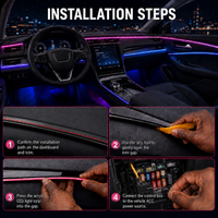Dynamic Color Chasing Interior LED Ambient Light Kit