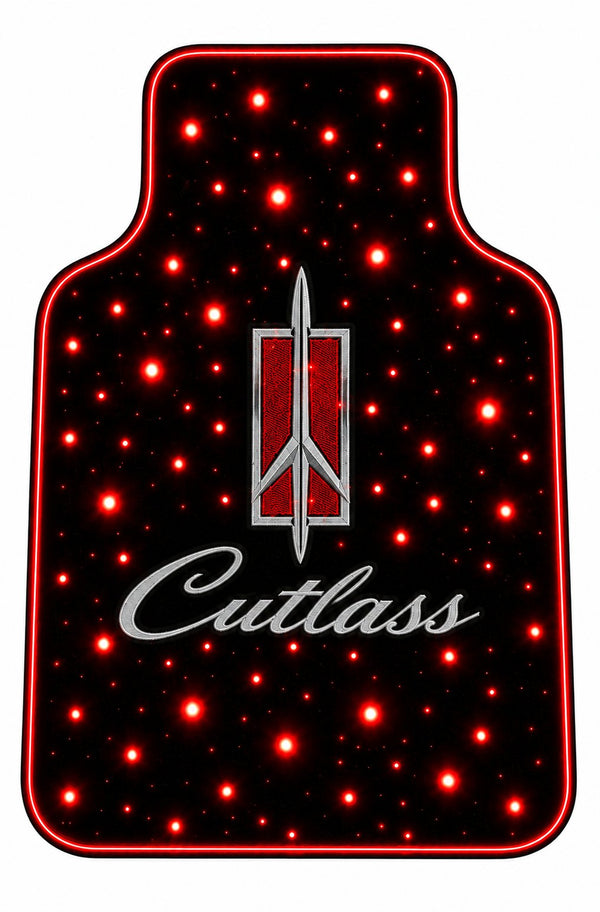 EMBROIDERED FLOOR MATS WITH