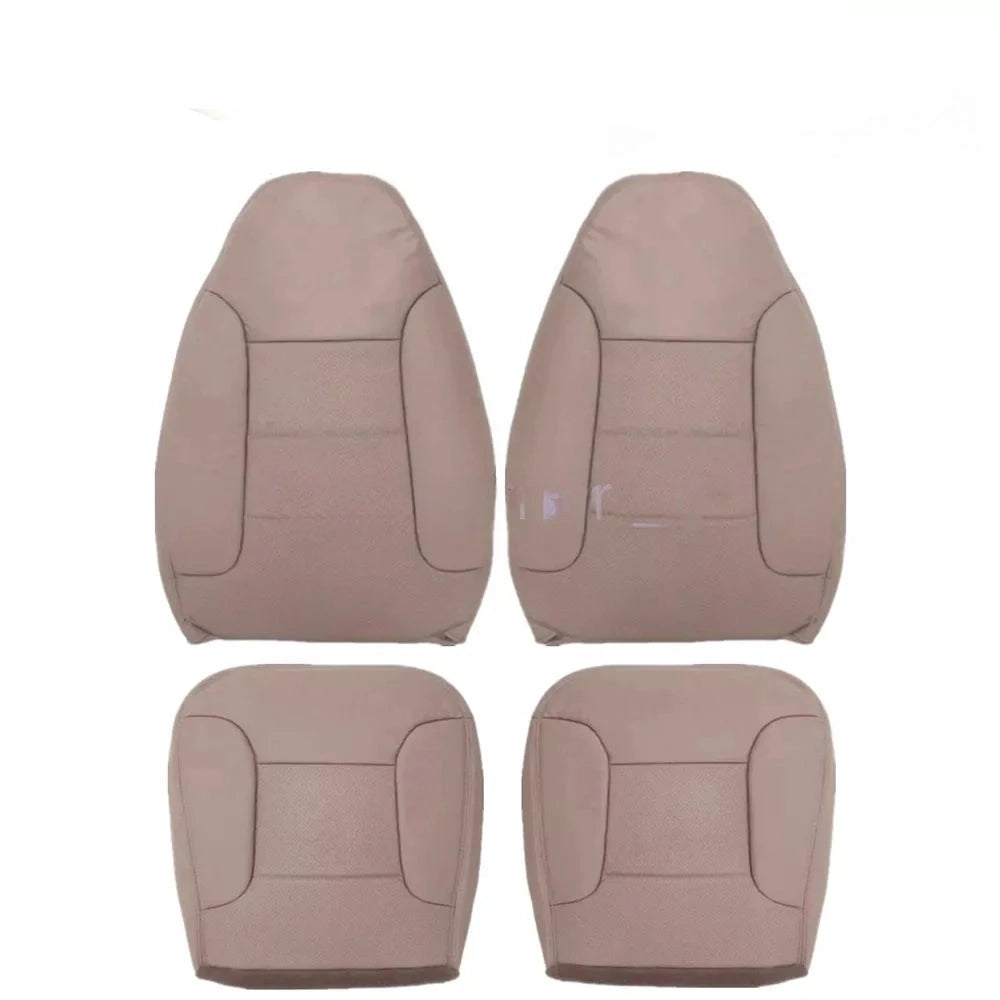 For 1992-1996 Ford Bronco Eddie Bauer Driver & Passenger Bottom & Top Seat Cover Tan