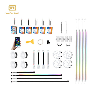 Silver Trim Ambient Light Strips