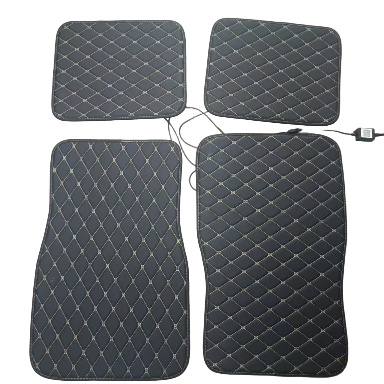 Diamond LED Fiber Optic Floor Mats (4-Piece Set)