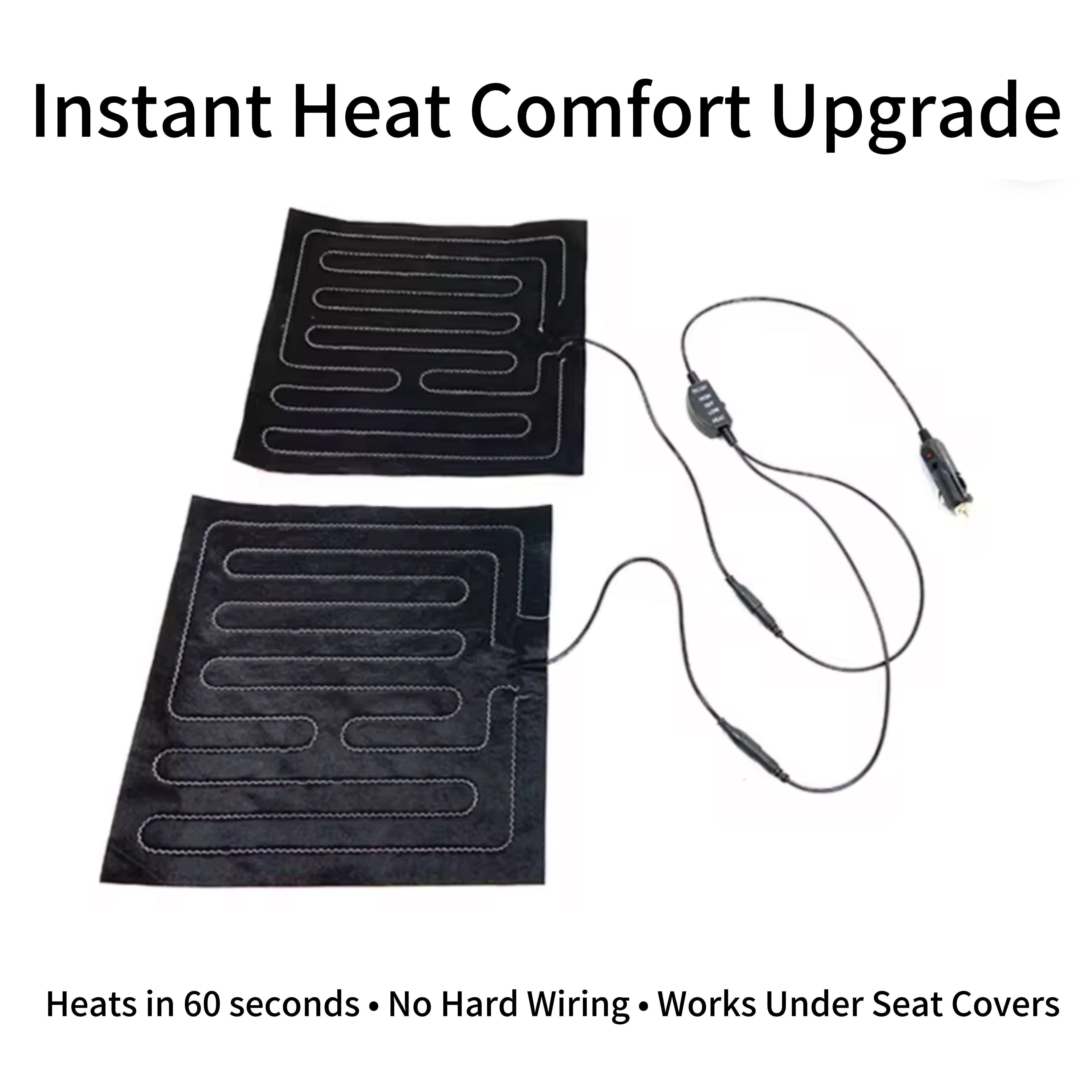 Universal 12V Heated Seat Pad w/ High/Low Temperature Control