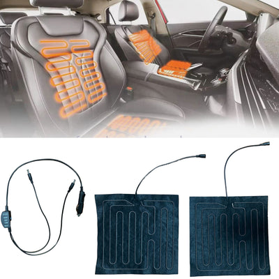 Universal 12V Heated Seat Pad w/ High/Low Temperature Control