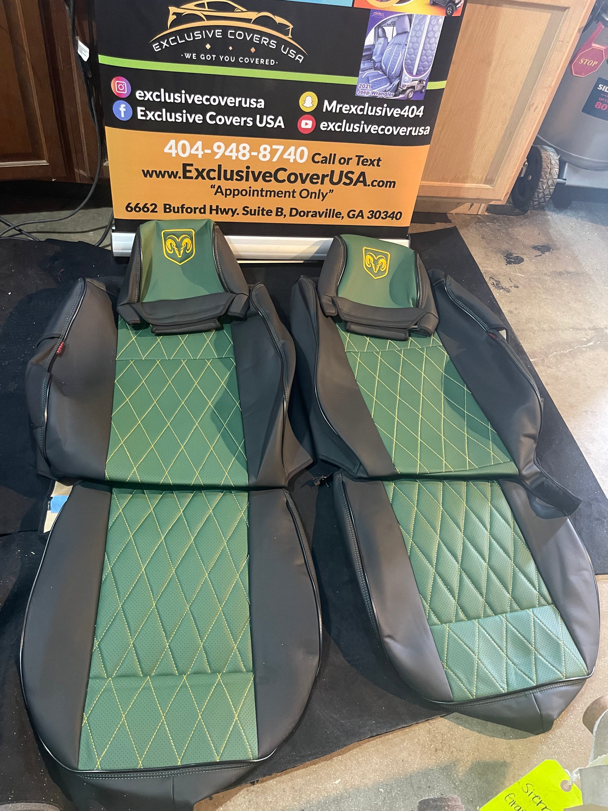 2010-2014 Dodge Challenger Custom Seat Cover