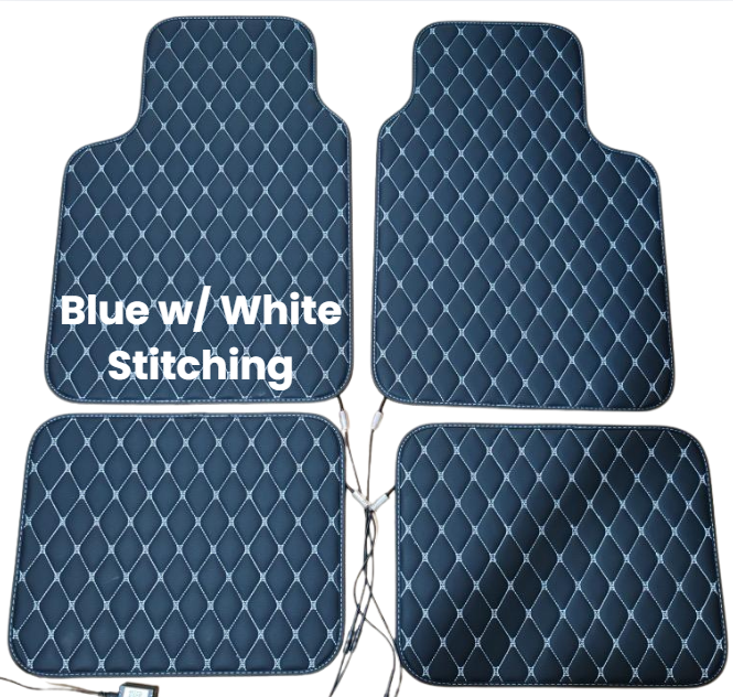 Diamond LED Fiber Optic Floor Mats (4-Piece Set)