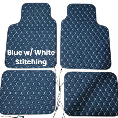Diamond LED Fiber Optic Floor Mats (4-Piece Set)