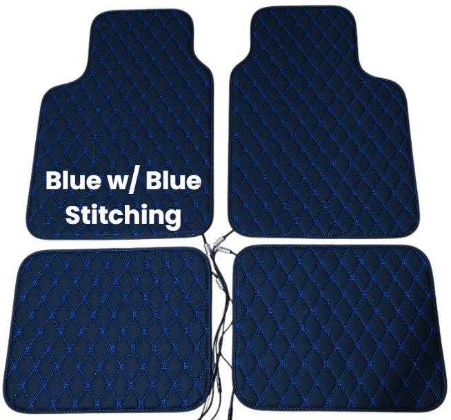 Diamond LED Fiber Optic Floor Mats (4-Piece Set)