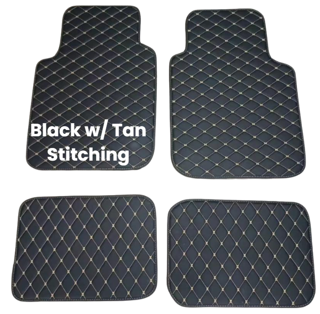 Diamond LED Fiber Optic Floor Mats (4-Piece Set)