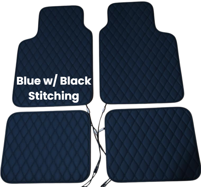 Diamond LED Fiber Optic Floor Mats (4-Piece Set)