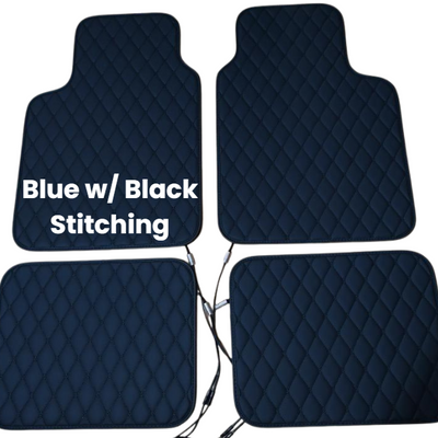 Diamond LED Fiber Optic Floor Mats (4-Piece Set)