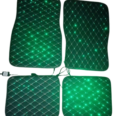 Diamond LED Fiber Optic Floor Mats (4-Piece Set)