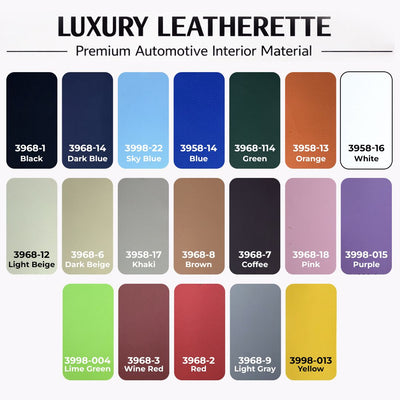 Free Seat Cover Material Samples