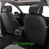 Accord Car Seat Covers for Honda Accord Ex-L,Touring,Sport,Ex,Hybrid 2018 2019 2020 2021 2022(Rear Row 40/60 Split Backrest),Car Seat Protector,Car Automotive Seat Covers,Leather(Black/Gray)