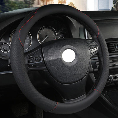 For Toyota Car Steering Wheel Cover Microfiber Leather Anti-Slip Accessories