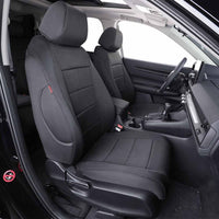 Custom Fit Equinox Car Seat Covers for Select Chevy Equinox Premier, LS,LT,L,RS 2018 2019 2020 2021 2022 2023 2024 (Not for Equinox EV) - Full Set,Leather (Beige)