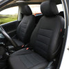 Custom Fit Full Set Car Seat Covers for Select Ford Explorer Base,Xlt 2016 2017 2018 2019,2Nd Row 40/60 Split,W/No Armrest,7 Seats- Three-Row,Leatherette (Black)