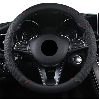 For Toyota Car Steering Wheel Cover Microfiber Leather Anti-Slip Accessories