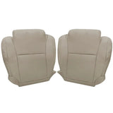 2007-2013 Fits Toyota Tundra Driver & Passenger Bottom Leather Seat Cover Tan