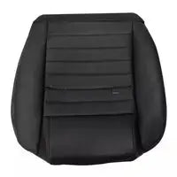 For 2005-2009 Ford Mustang GT Driver Passenger Bottom Top Leather Seat Cover BLK