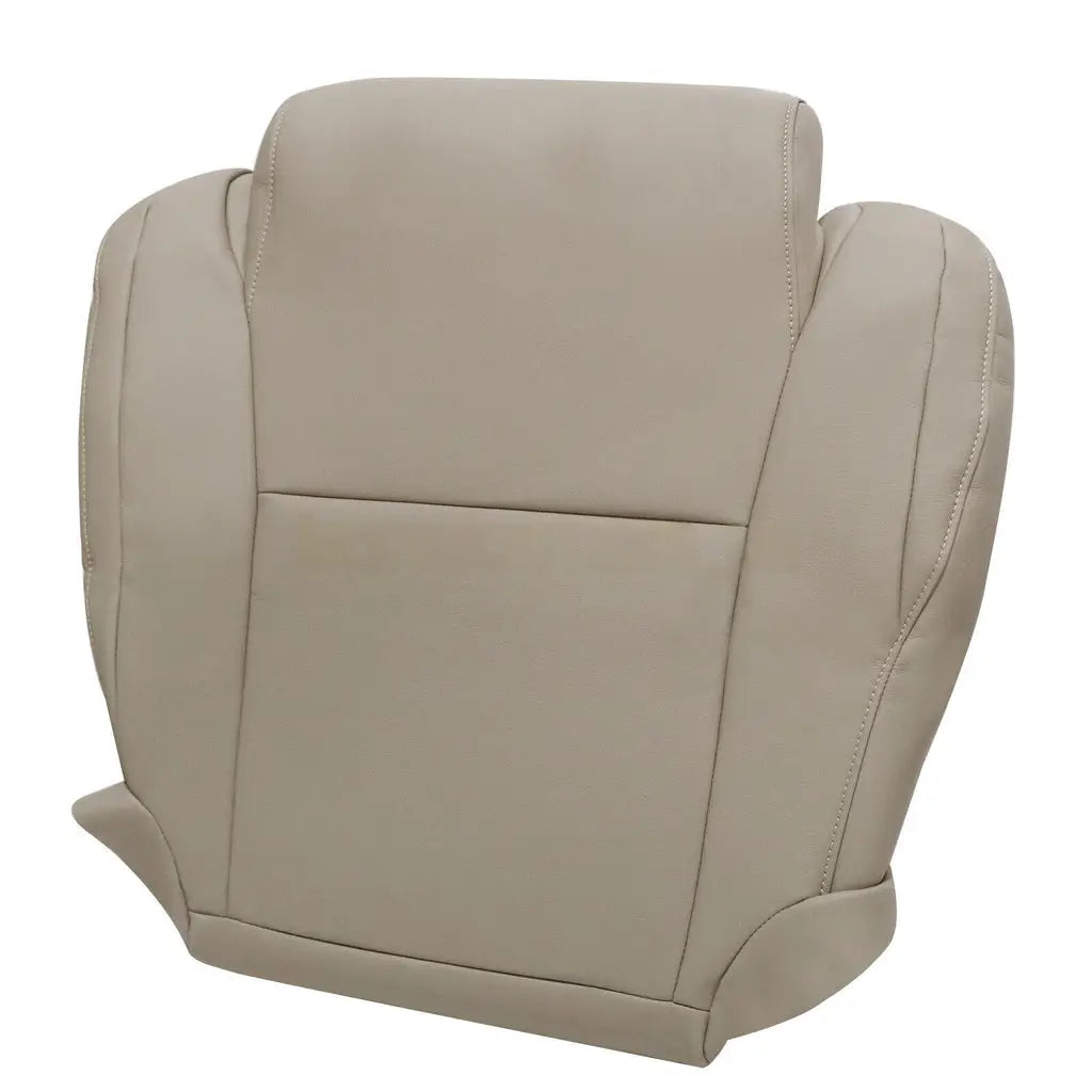 2007-2013 Fits Toyota Tundra Driver & Passenger Bottom Leather Seat Cover Tan