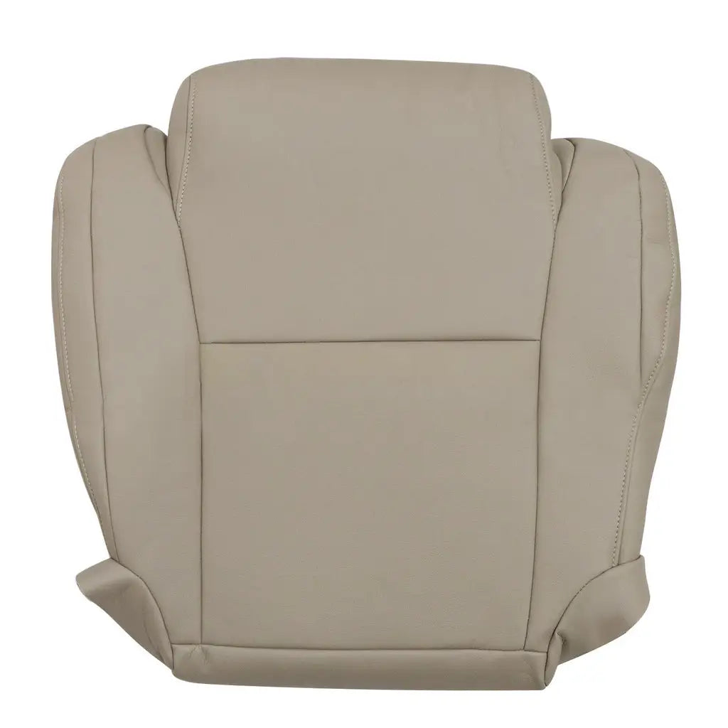 2007-2013 Fits Toyota Tundra Driver & Passenger Bottom Leather Seat Cover Tan